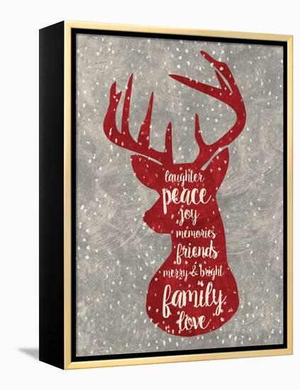 Xmas Deer-Erin Clark-Framed Premier Image Canvas