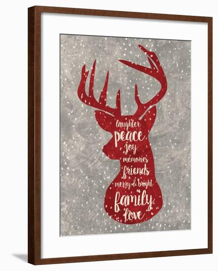 Xmas Deer-Erin Clark-Framed Giclee Print