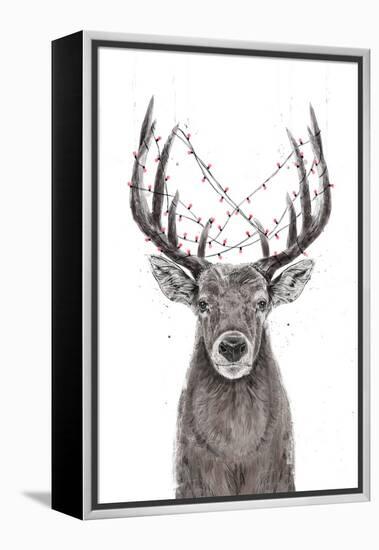 Xmas Deer-Balazs Solti-Framed Premier Image Canvas