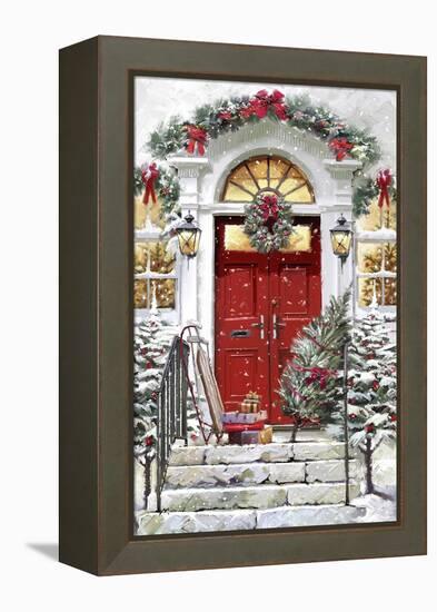 Xmas Door-The Macneil Studio-Framed Premier Image Canvas