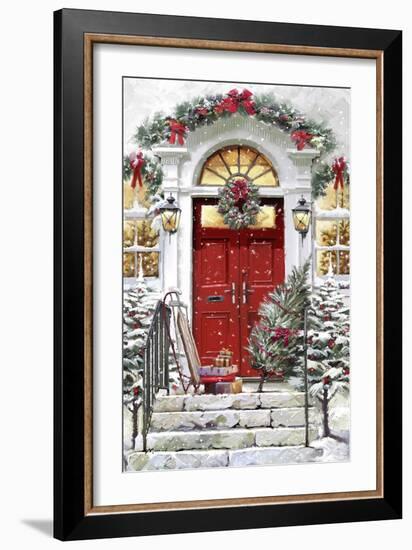 Xmas Door-The Macneil Studio-Framed Giclee Print