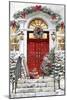 Xmas Door-The Macneil Studio-Mounted Giclee Print