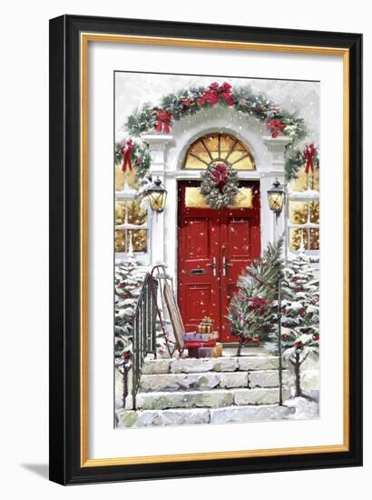 Xmas Door-The Macneil Studio-Framed Giclee Print