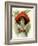 Xmas Girl with Snowballs-Vintage Apple Collection-Framed Giclee Print