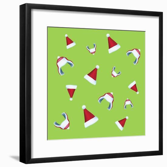 Xmas Hat Rap Mix-Ali Lynne-Framed Giclee Print