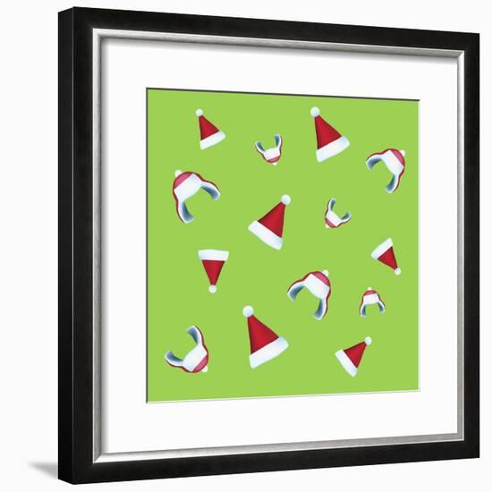 Xmas Hat Rap Mix-Ali Lynne-Framed Giclee Print