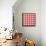 Xmas Houndstooth 2-Color Bakery-Framed Premier Image Canvas displayed on a wall