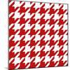 Xmas Houndstooth 2-Color Bakery-Mounted Giclee Print