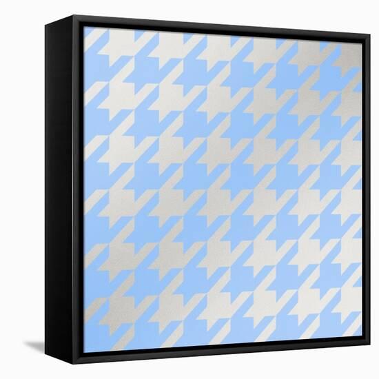 Xmas Houndstooth 3-Color Bakery-Framed Premier Image Canvas