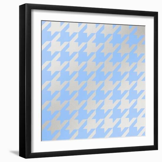 Xmas Houndstooth 3-Color Bakery-Framed Giclee Print