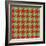 Xmas Houndstooth-Color Bakery-Framed Giclee Print