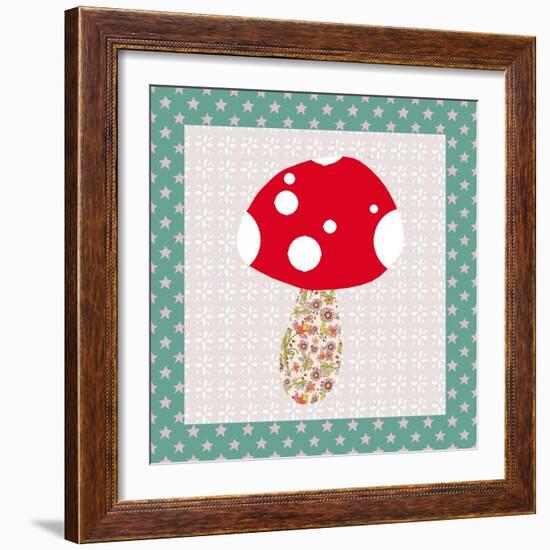 Xmas Mushroom-Effie Zafiropoulou-Framed Giclee Print