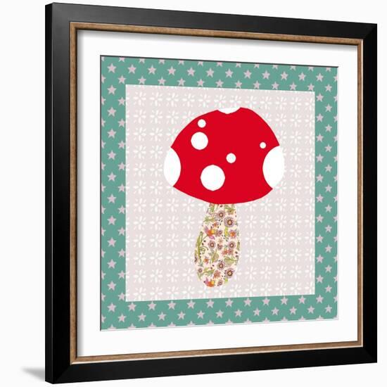 Xmas Mushroom-Effie Zafiropoulou-Framed Giclee Print