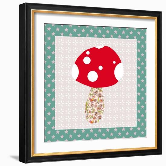 Xmas Mushroom-Effie Zafiropoulou-Framed Giclee Print