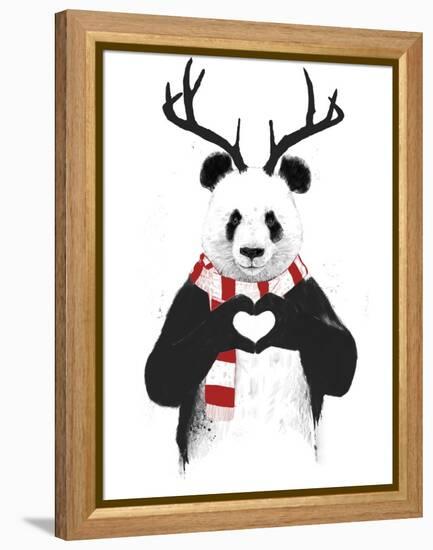 Xmas Panda-Balazs Solti-Framed Premier Image Canvas