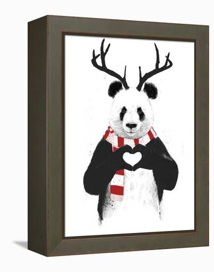 Xmas Panda-Balazs Solti-Framed Premier Image Canvas