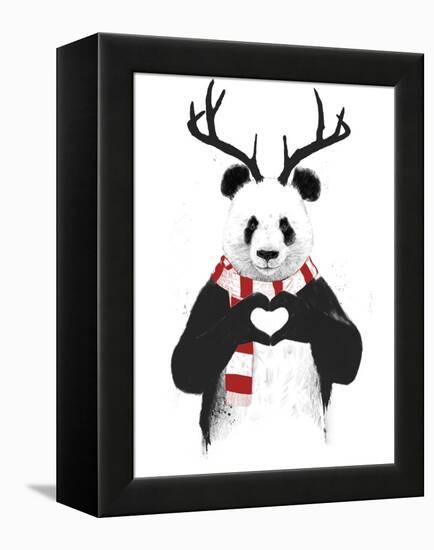 Xmas Panda-Balazs Solti-Framed Premier Image Canvas