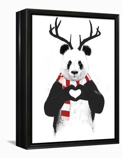 Xmas Panda-Balazs Solti-Framed Premier Image Canvas