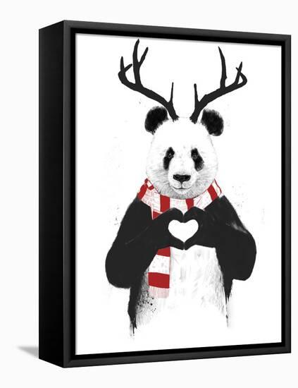 Xmas Panda-Balazs Solti-Framed Premier Image Canvas