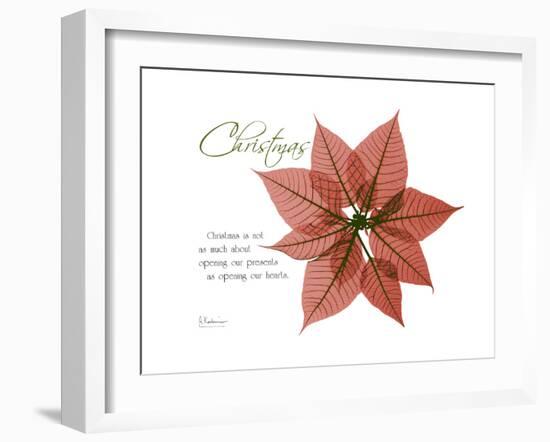 Xmas Poinsettia-Albert Koetsier-Framed Art Print