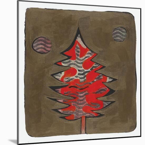 Xmas Tree 6-Maria Pietri Lalor-Mounted Giclee Print