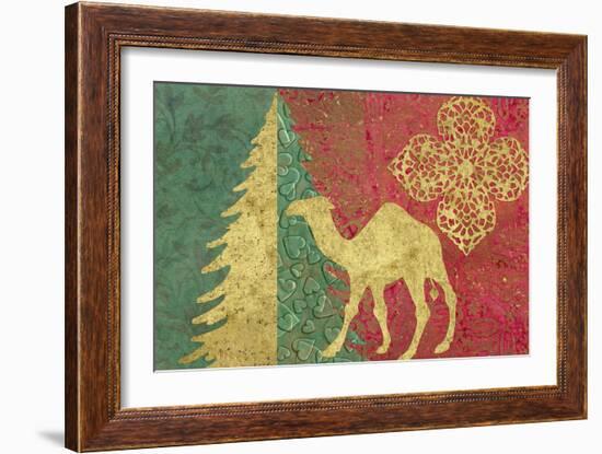 Xmas Tree and Camel-Cora Niele-Framed Giclee Print