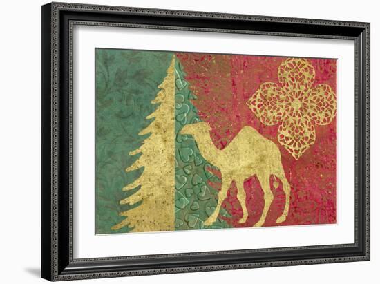 Xmas Tree and Camel-Cora Niele-Framed Giclee Print