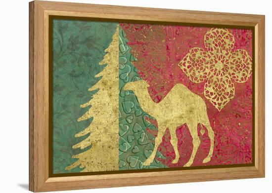 Xmas Tree and Camel-Cora Niele-Framed Premier Image Canvas