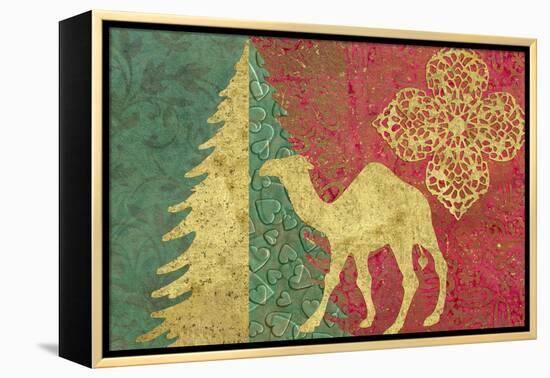 Xmas Tree and Camel-Cora Niele-Framed Premier Image Canvas