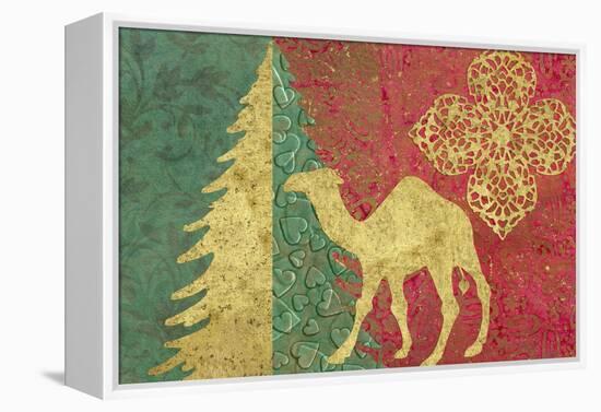 Xmas Tree and Camel-Cora Niele-Framed Premier Image Canvas