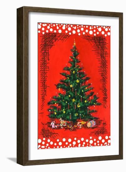 Xmas Tree-Nicholas Biscardi-Framed Art Print