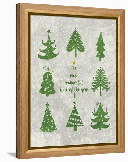 Xmas Trees-Erin Clark-Framed Premier Image Canvas