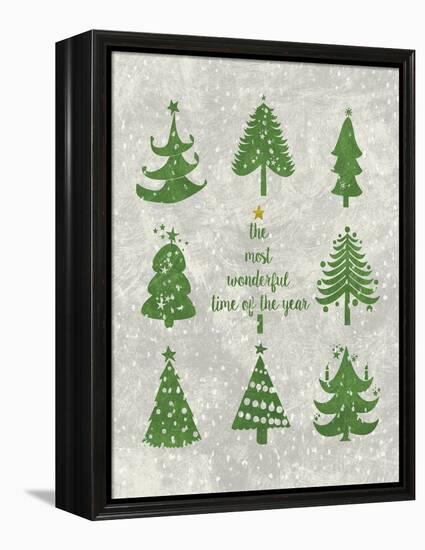 Xmas Trees-Erin Clark-Framed Premier Image Canvas