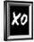 XO Black-NaxArt-Framed Art Print