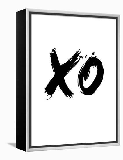 XO White-NaxArt-Framed Stretched Canvas