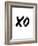 XO White-NaxArt-Framed Premium Giclee Print