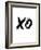 XO White-NaxArt-Framed Premium Giclee Print