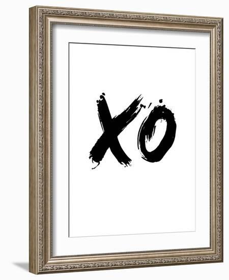 XO White-NaxArt-Framed Art Print