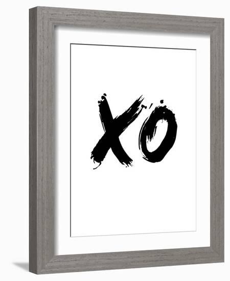 XO White-NaxArt-Framed Art Print