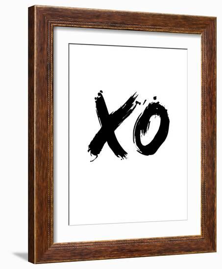 XO White-NaxArt-Framed Art Print