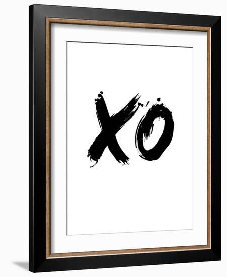 XO White-NaxArt-Framed Art Print