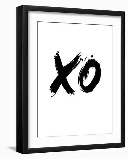 XO White-NaxArt-Framed Art Print