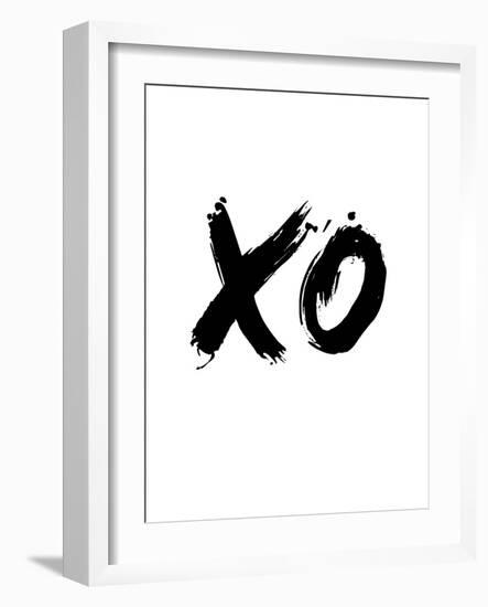 XO White-NaxArt-Framed Art Print