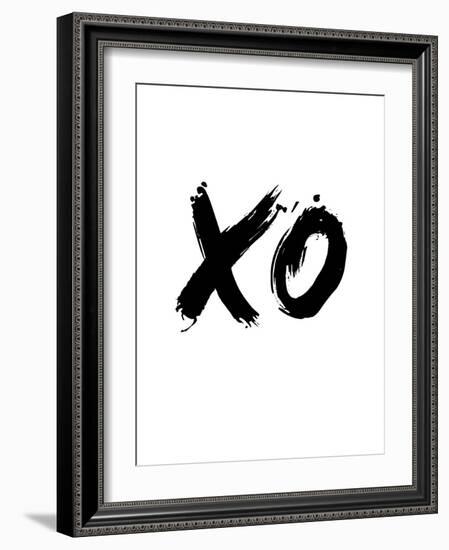 XO White-NaxArt-Framed Art Print