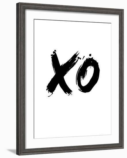 XO White-NaxArt-Framed Art Print