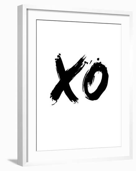 XO White-NaxArt-Framed Art Print