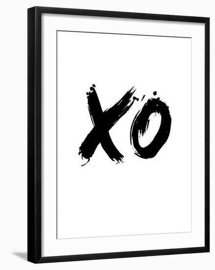 XO White-NaxArt-Framed Art Print