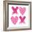 XOXO Pink Leopard-Jennifer McCully-Framed Art Print