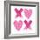 XOXO Pink Leopard-Jennifer McCully-Framed Art Print