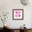 XOXO Pink Leopard-Jennifer McCully-Framed Art Print displayed on a wall